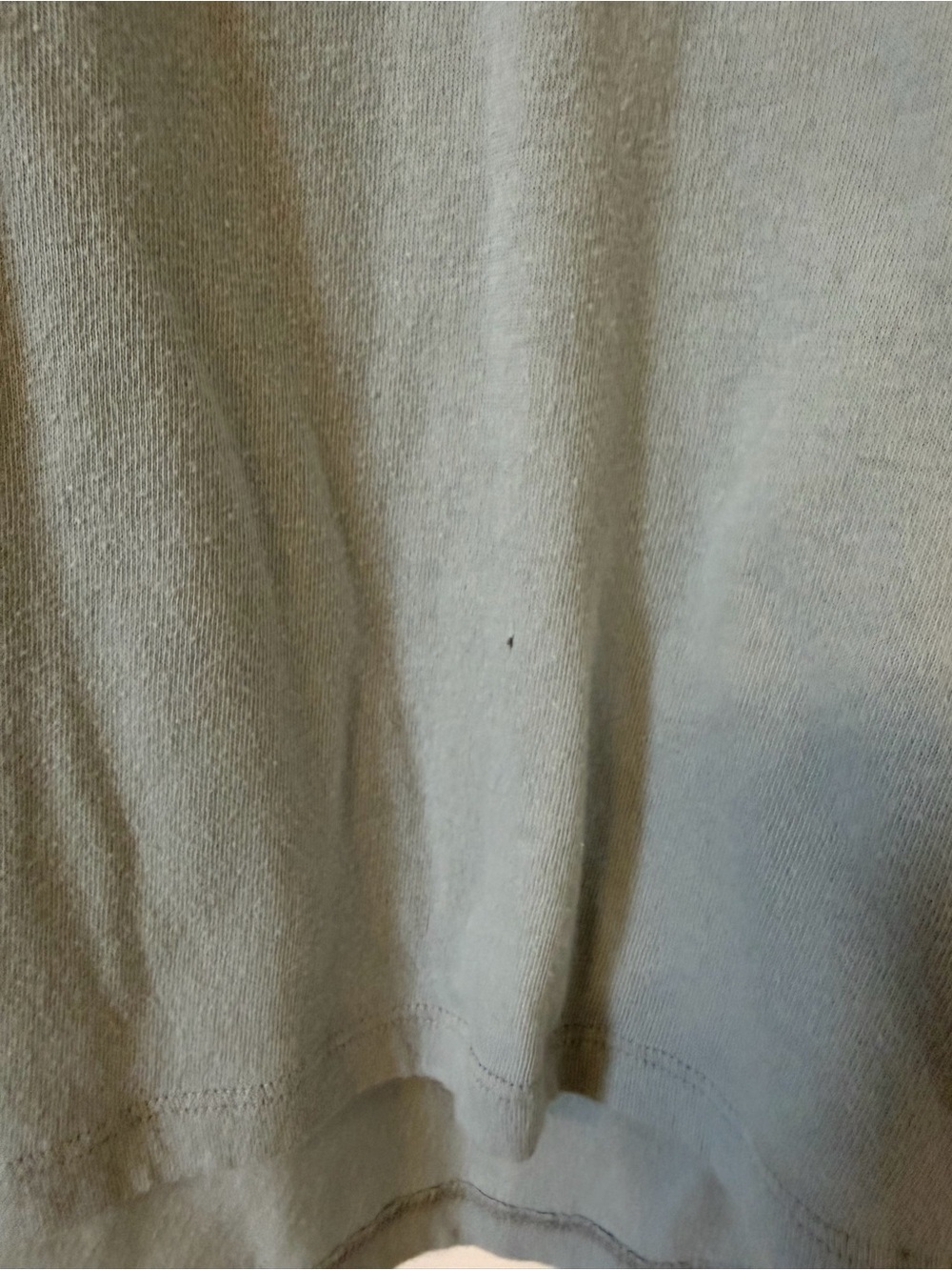 Hollister Crewneck Tee in Sage Blue with White Logo - Picture 5 of 5